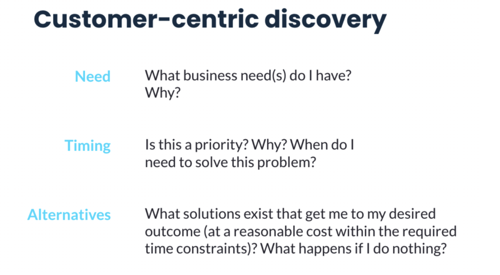 customer-centric discovery